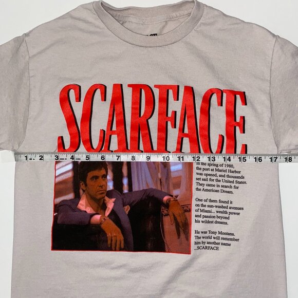 Scarface Tony Montana Movie Opening Intro T Shirt Small - Picture 5 of 6